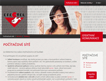 Tablet Screenshot of efectel.cz